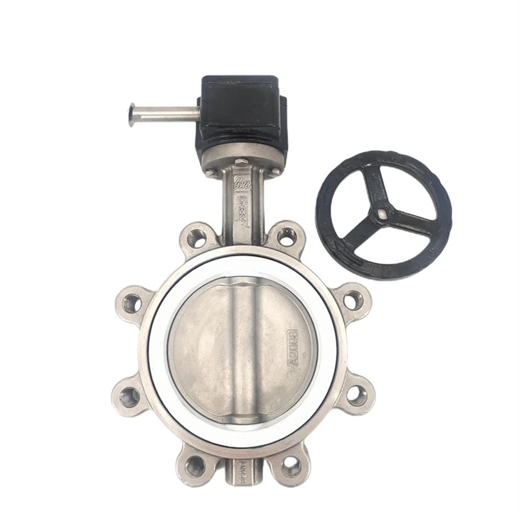316L Worm Iav Lug Hom PTFE Npauj Npaim Valve