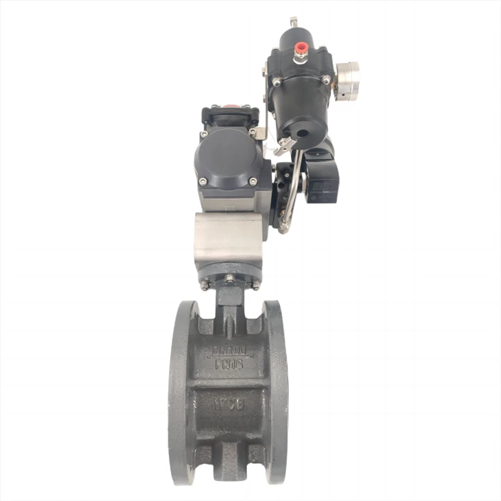 Pneumatic Cast Steel Flange Butterfly Valve