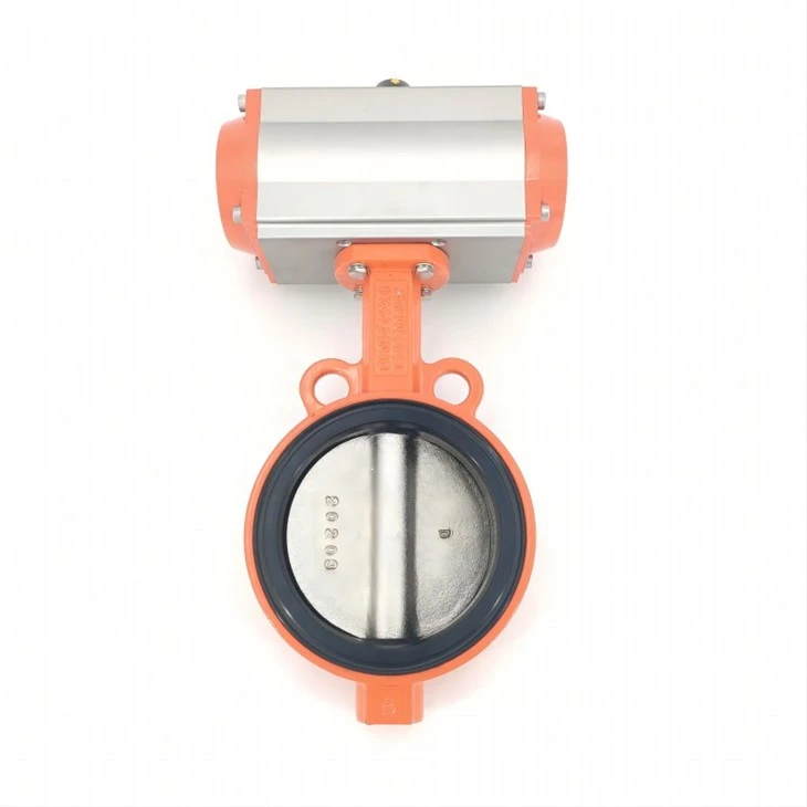 Pneumatic Wafer Hom Mos Back Npauj Npaim Valve