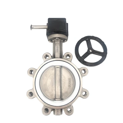 316L Worm Iav Lug Hom PTFE Npauj Npaim Valve