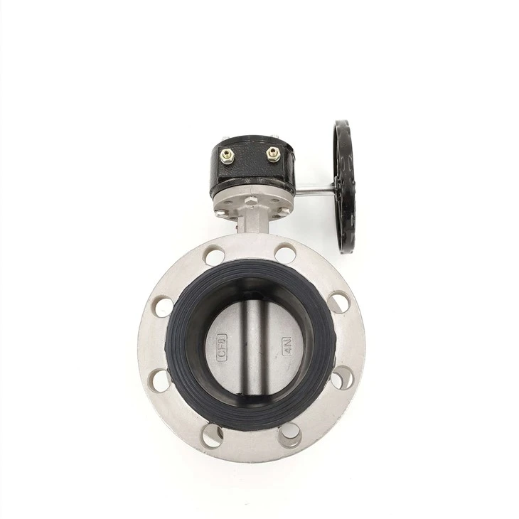 Stainless hlau Flange Npauj Npaim Valve